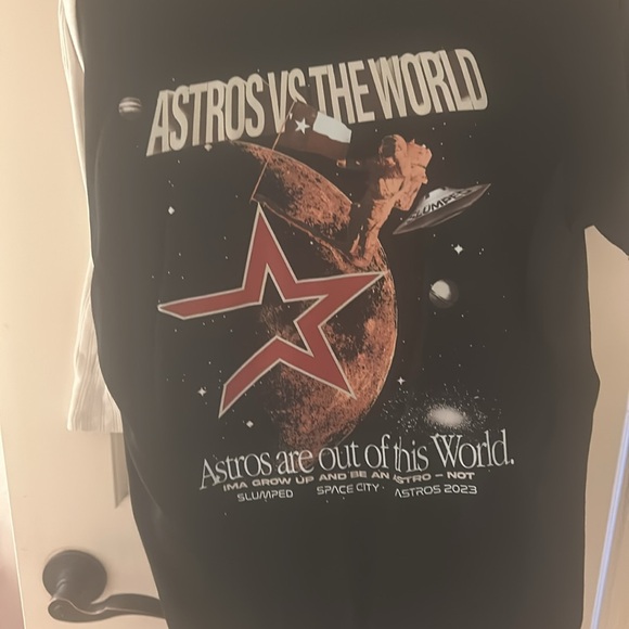 Houston Astros vs the world tee - space themed - Picture 2 of 2